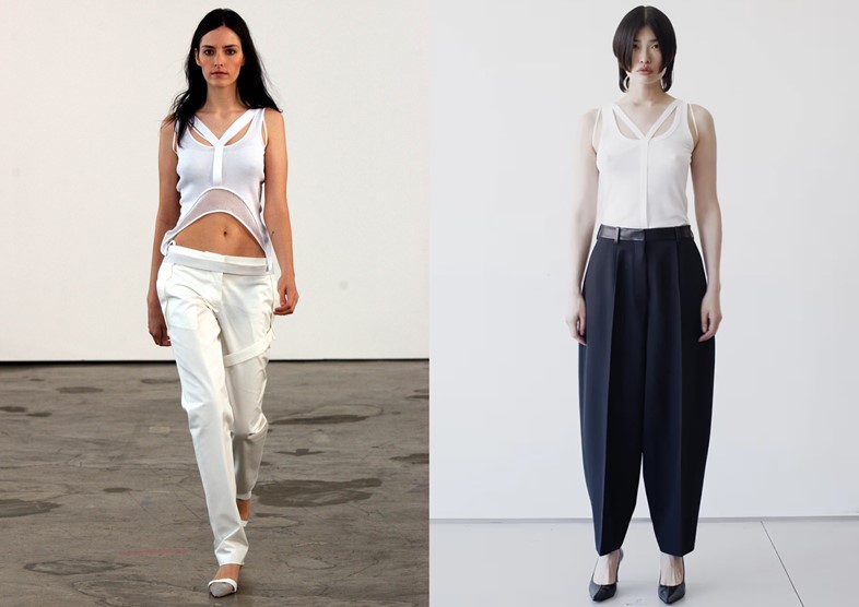 Helmut Lang side by side