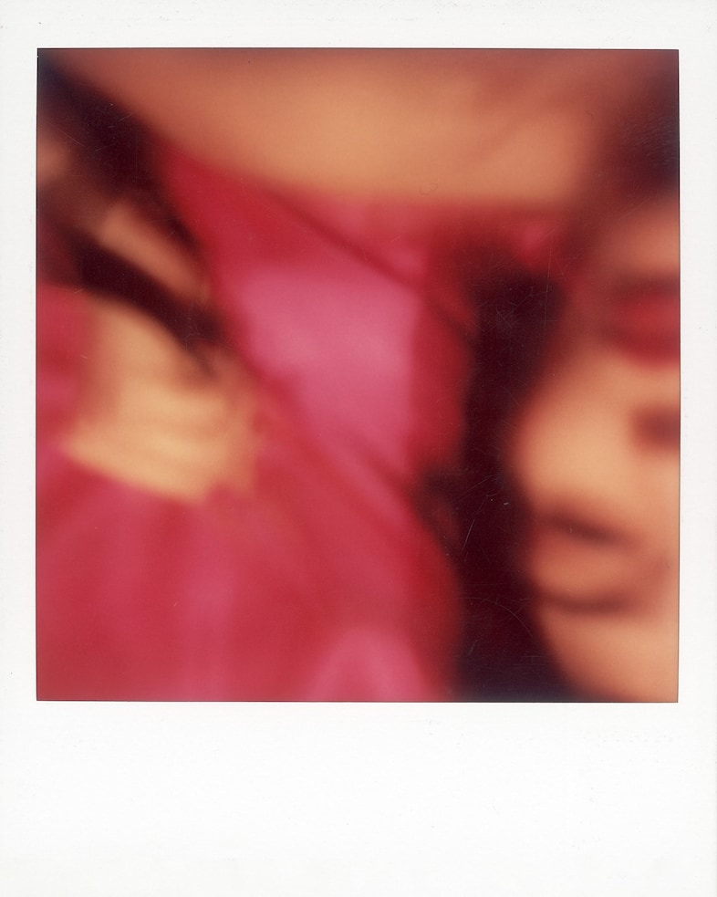 Self portrait 1979 Polaroid SX 70 - Maripol 2