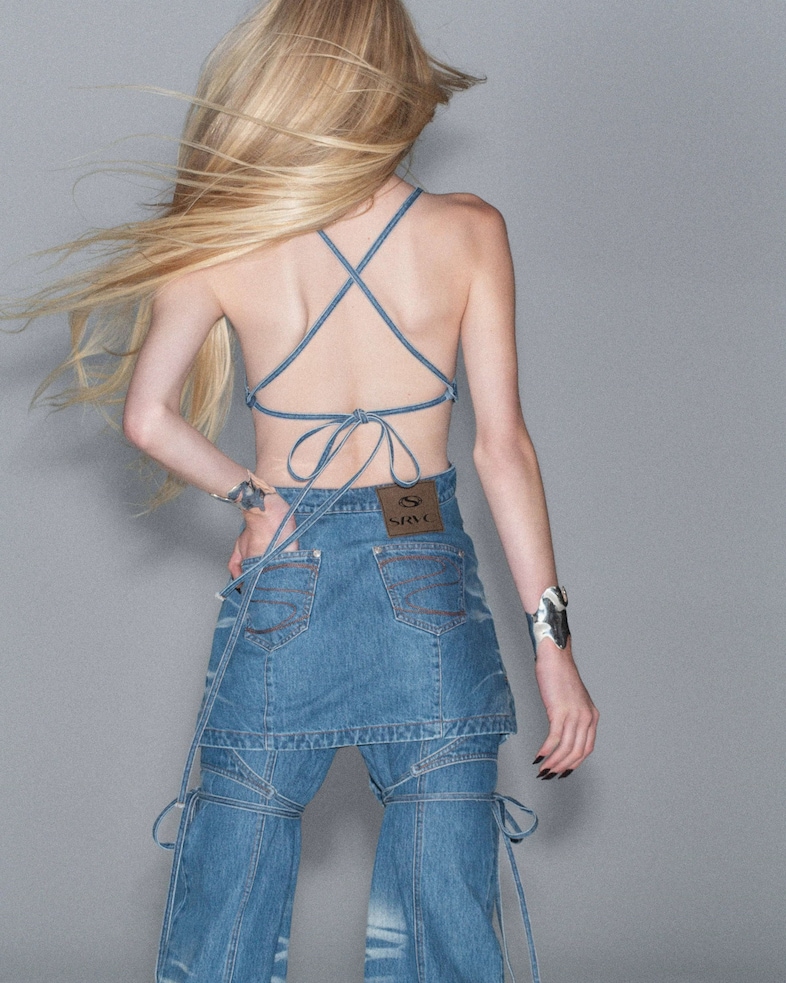 SRVC SS25 campaign starring Colin Jones 3