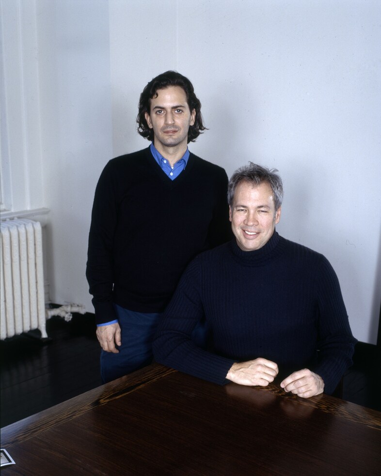 Marc Jacobs and business partner Robert Duffy 2