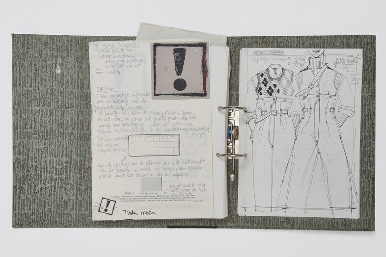 Ring binder containing hand-embellished facsimile 