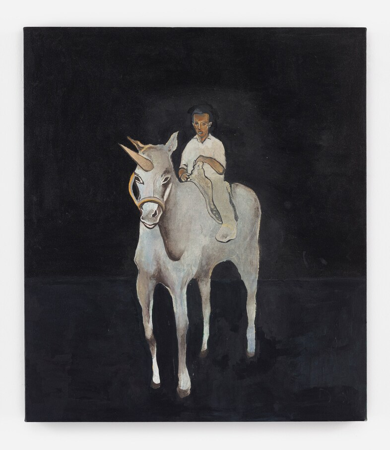 Noah Davis, 40 Acres and a Unicorn, 2007 (c) The E 0