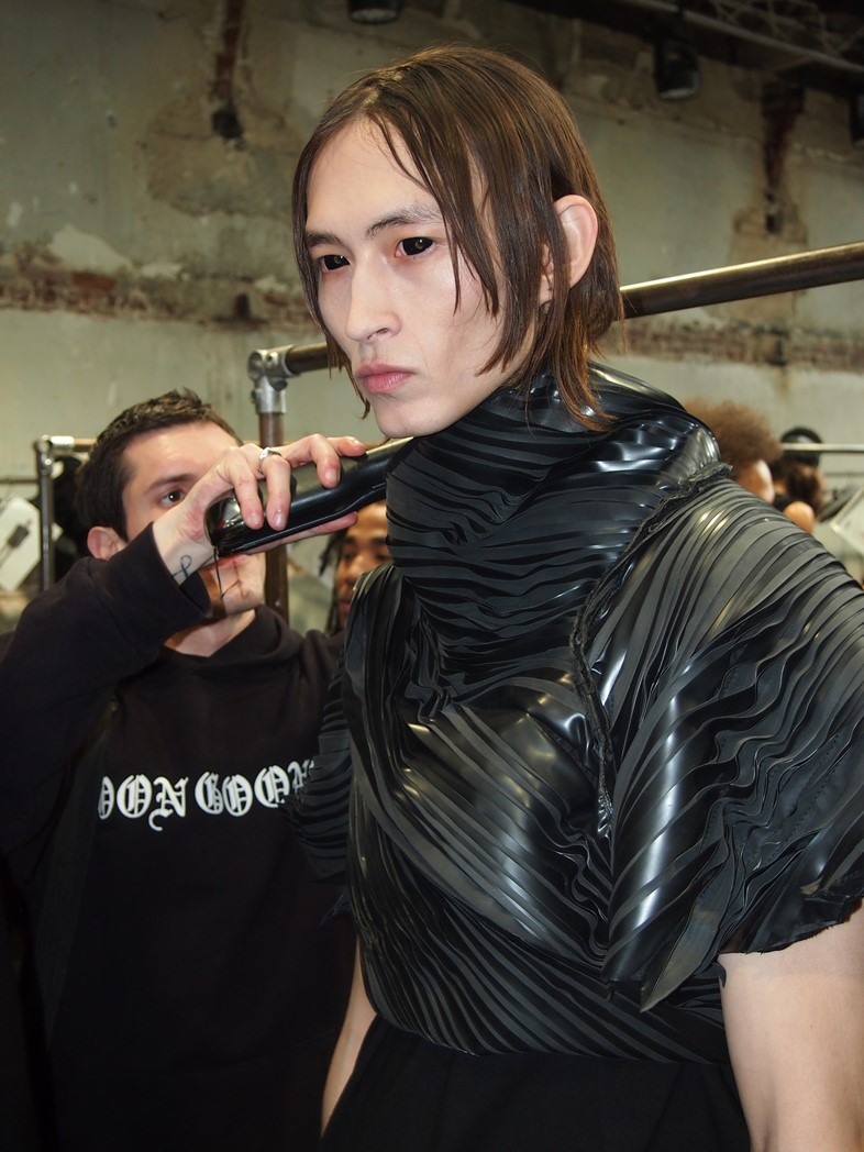 Rick Owens AW25 men’s backstage