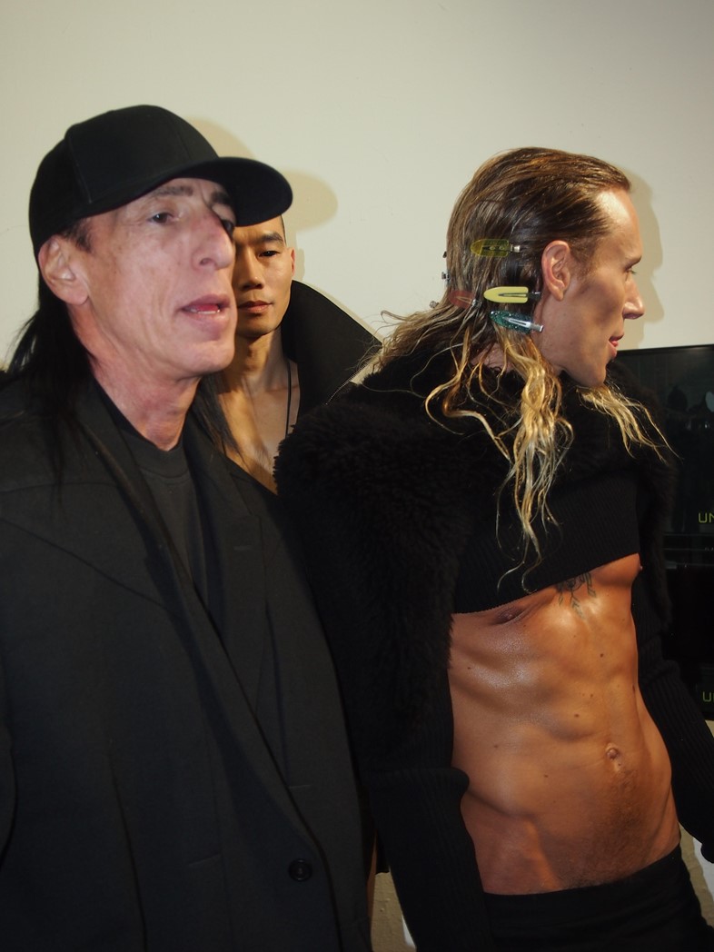 Rick Owens AW25 men’s backstage