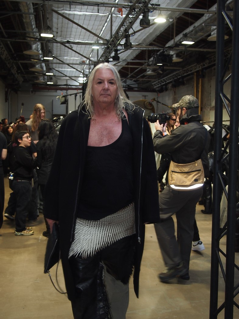 Rick Owens AW25 men’s backstage