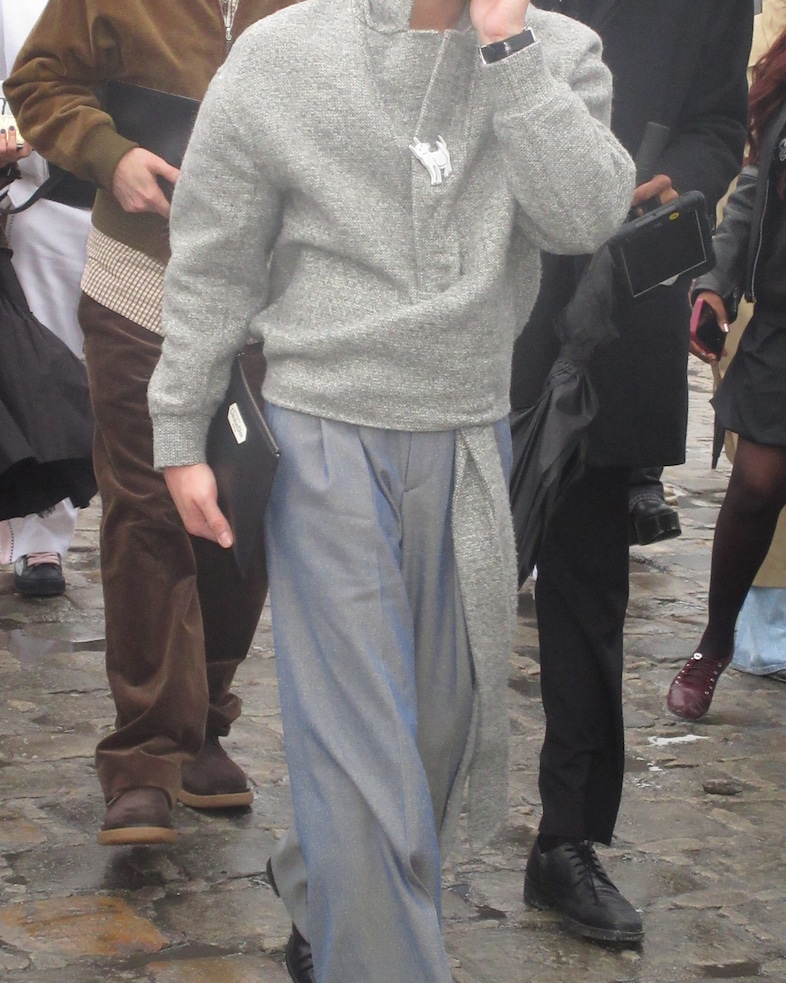 Paris Fashion Week men’s AW25 street style 27