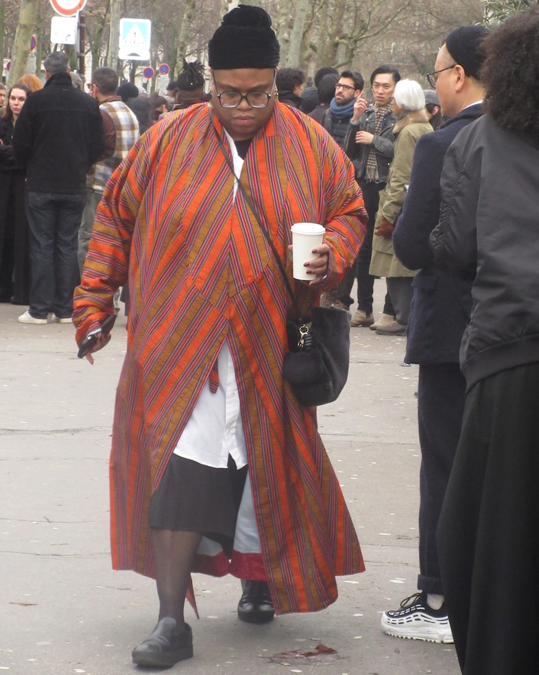 Paris Fashion Week men’s AW25 street style 33