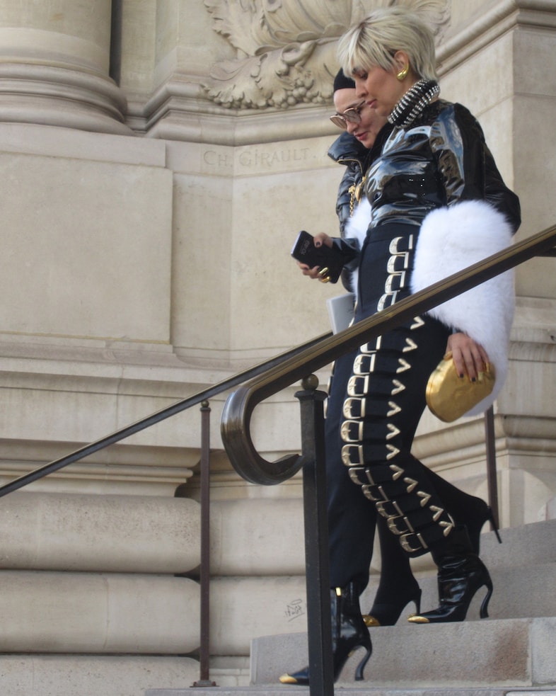 Couture Week SS25 street style 12