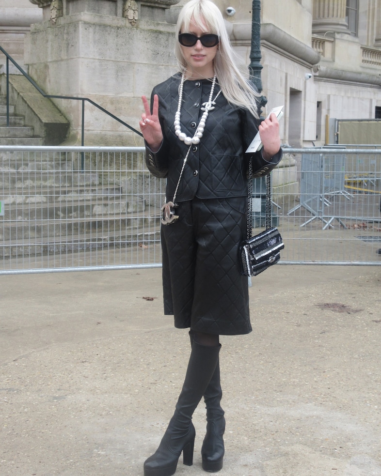Couture Week SS25 street style 26