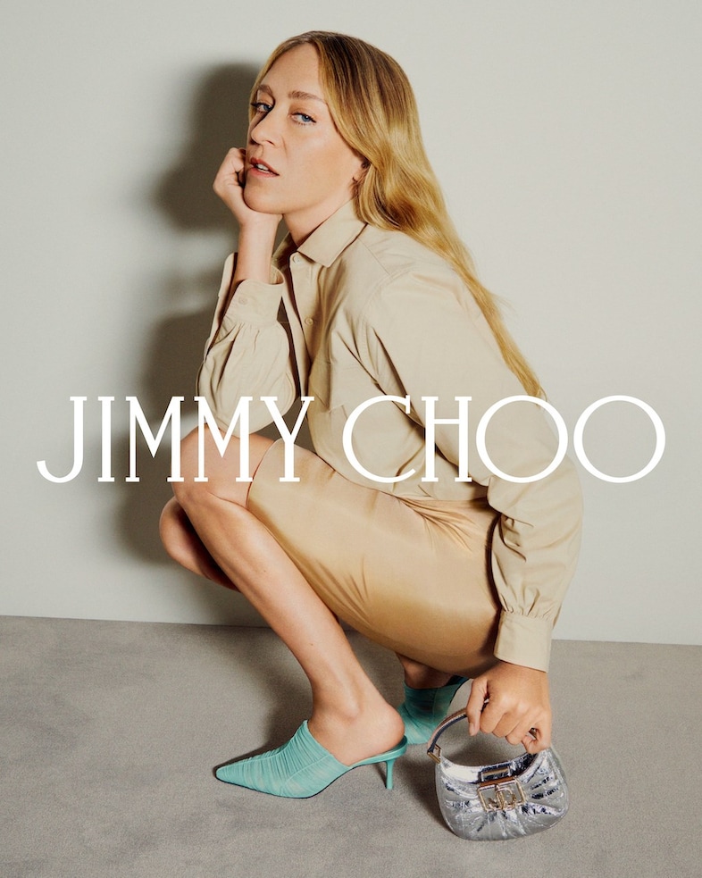 Chloe Sevigny x Jimmy Choo SS25 campaign 2