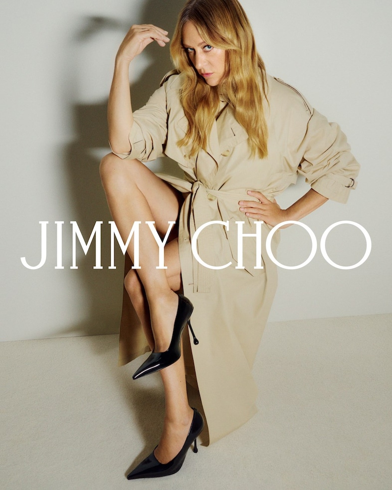 Chloe Sevigny x Jimmy Choo SS25 campaign