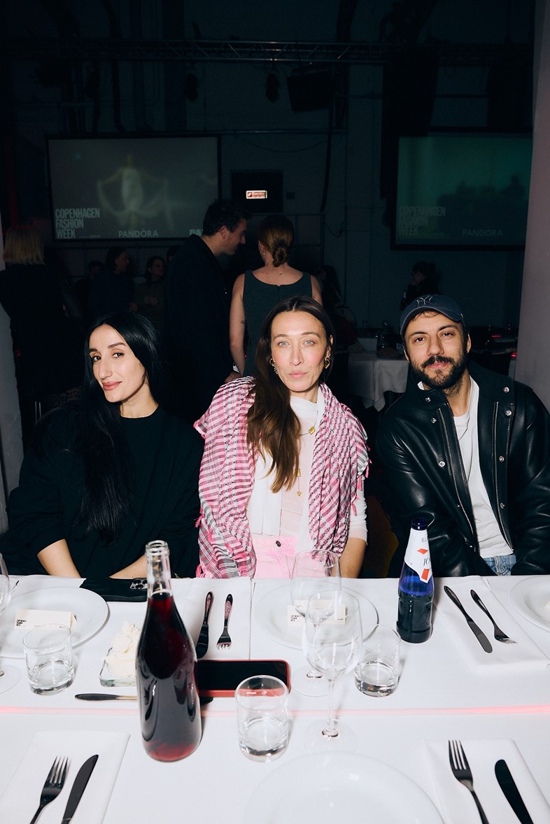 Alana Hadid at the Dazed x Pandora dinner 