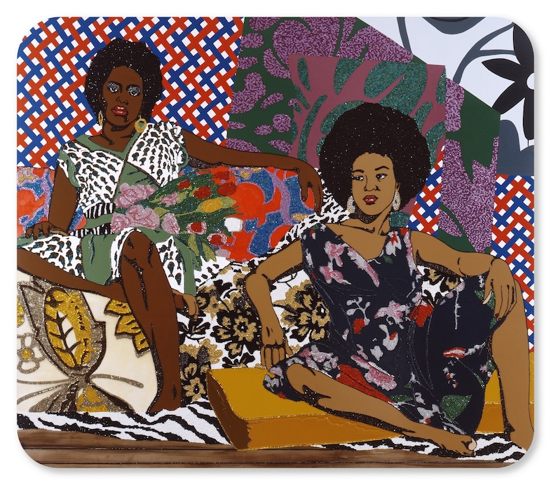 Mickalene Thomas’ disruptive paintings of Black domesticity