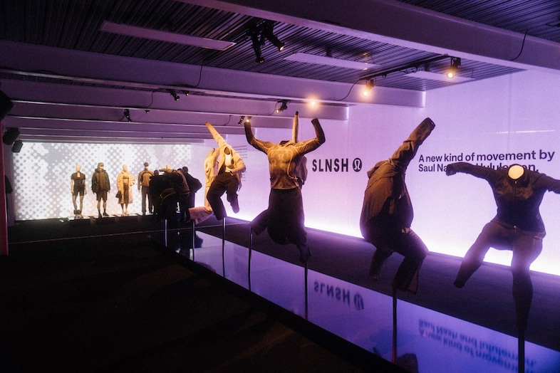 Saul nash london fashion week lululemon