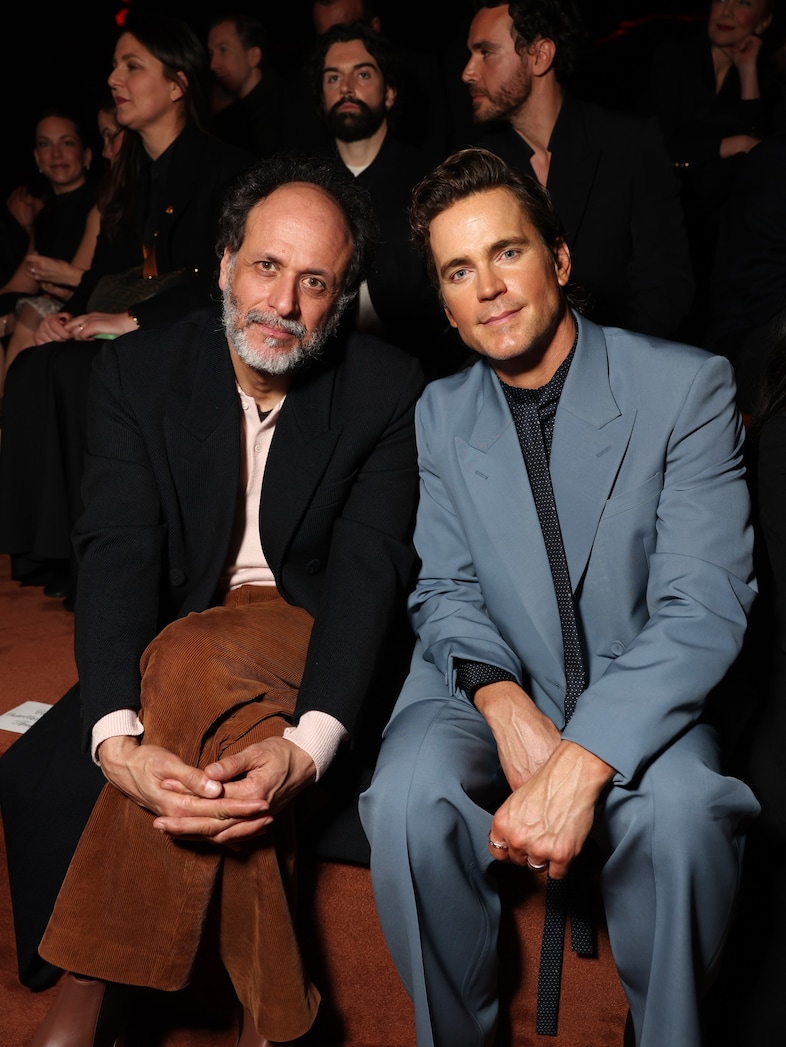 Luca Guadagnino and Matt Bomer at Fendi AW25
