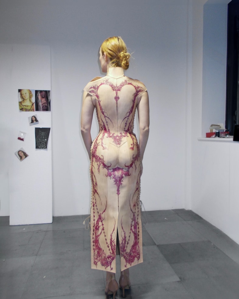Jonah Slater and BTS of the Dilara Findikoğlu’s AW25 dress 1