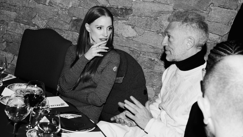 Jessica Chastain and Vincent Cassel