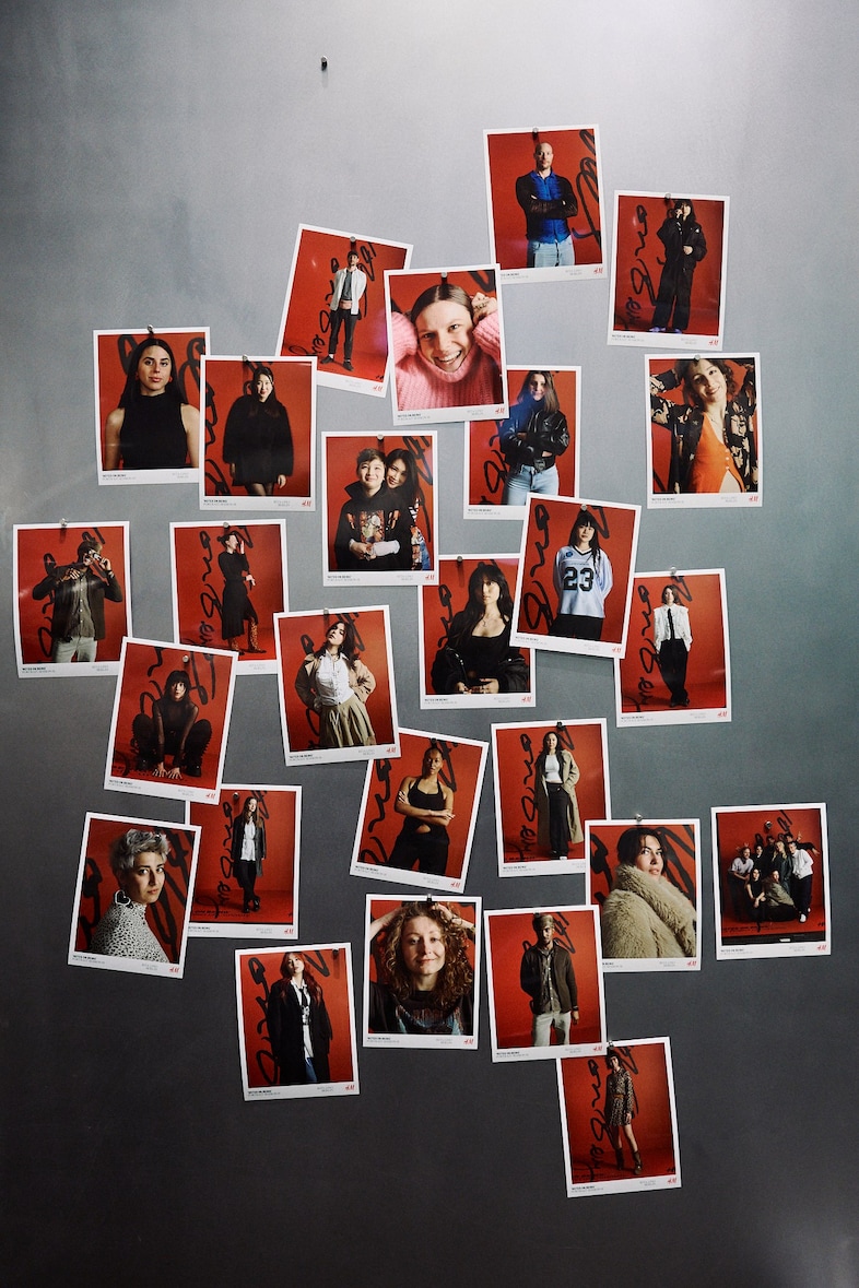 Rita Lino photo session at H&amp;M in Berlin