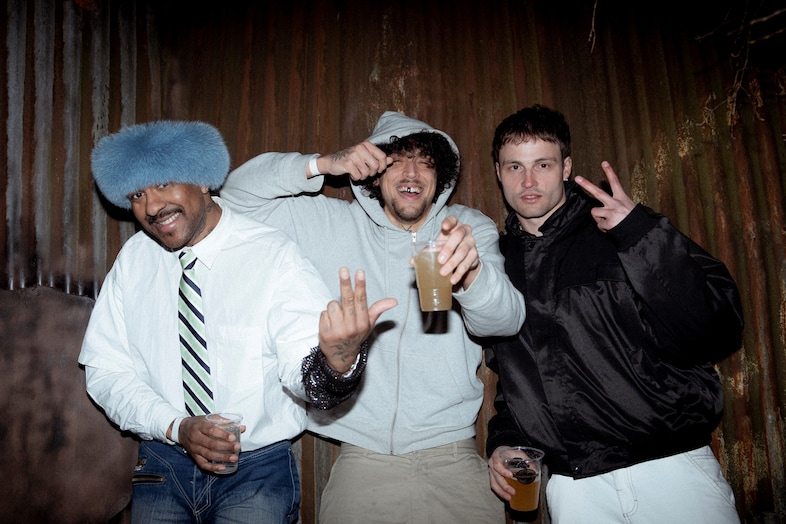 Left; Mykki Blanco centre; Gud right; Fakethias 2