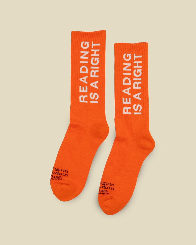 Reading Is A Right Socks back 8