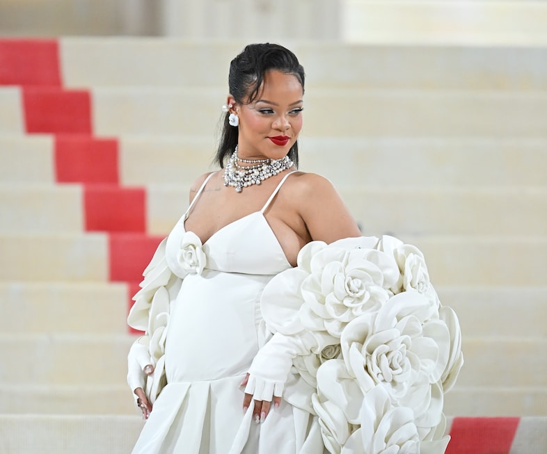 Rihanna at the 2023 Met Gala