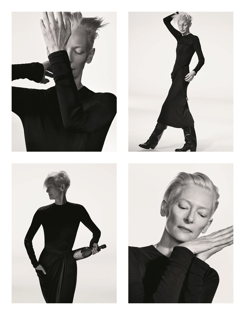 Tilda Swinton by Collier Schorr for Dom Pérignon
