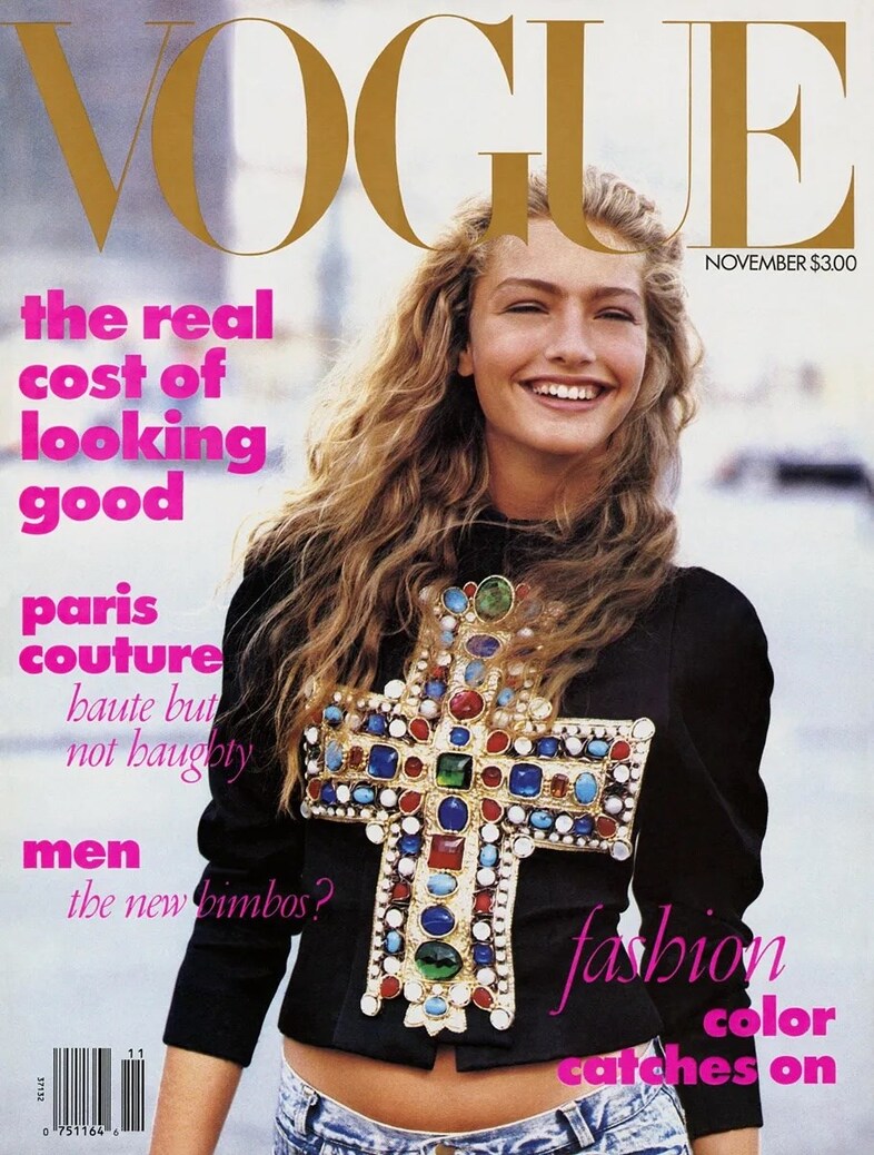 Anna Wintour’s first American Vogue cover