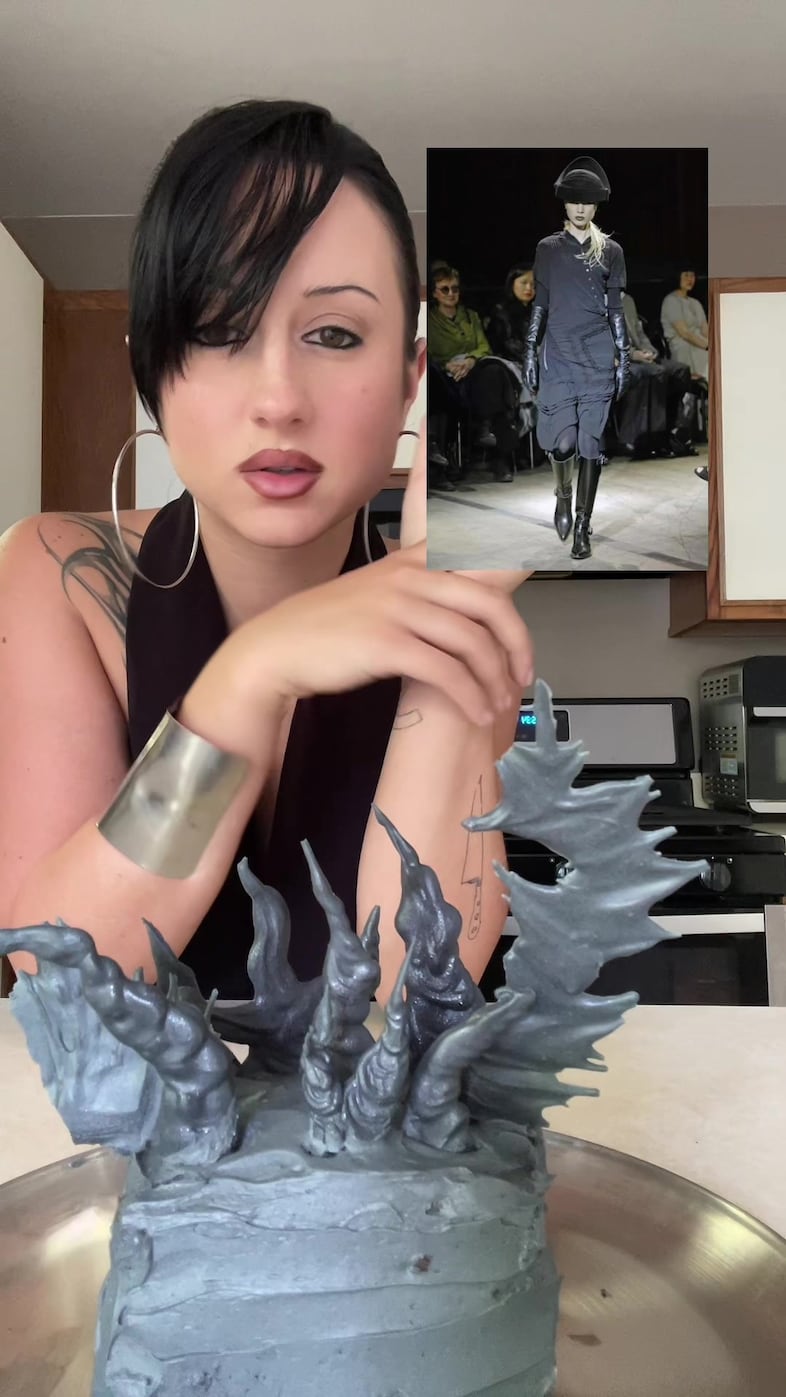 Meet the TikTok chef turning catwalk fashion into culinary feasts