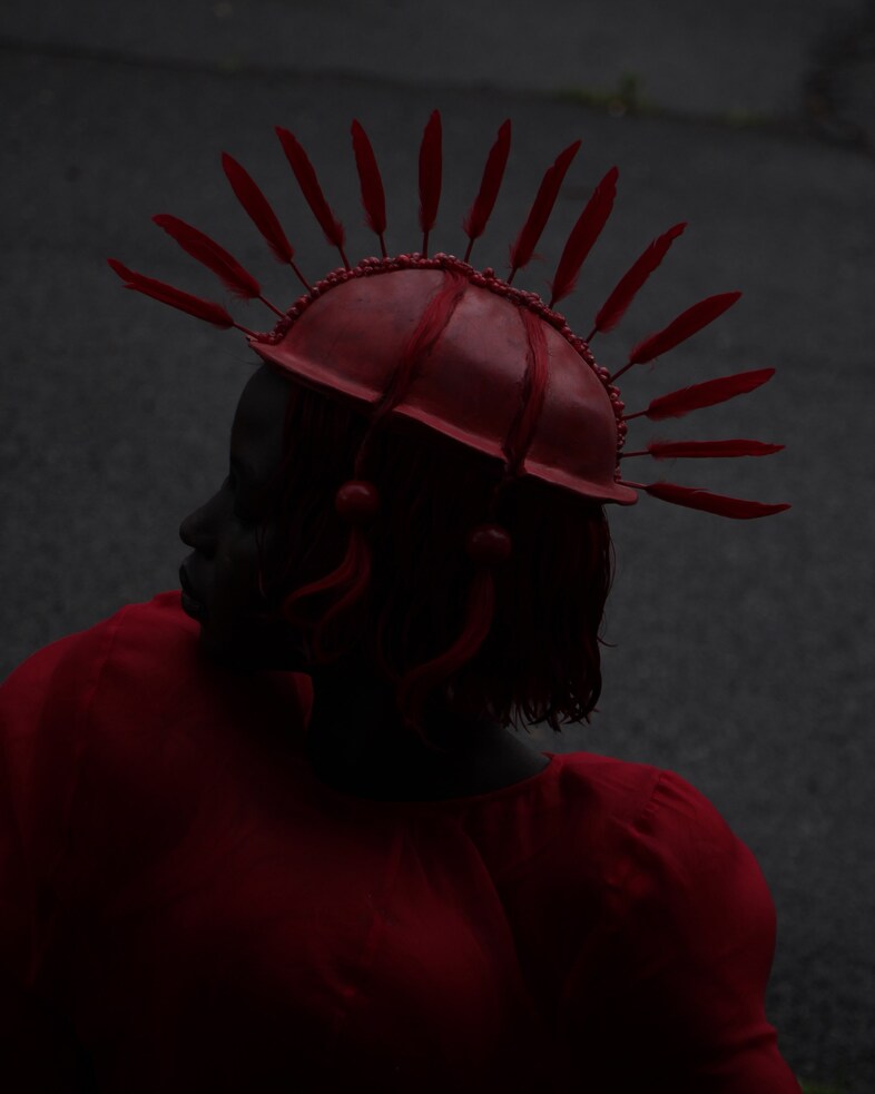 Charlie Le Mindu Rouge Collection Aweng Chuol 5