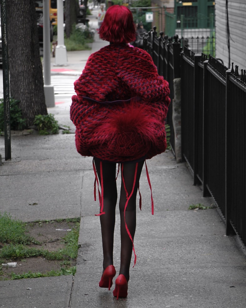 Charlie Le Mindu Rouge Collection Aweng Chuol 9