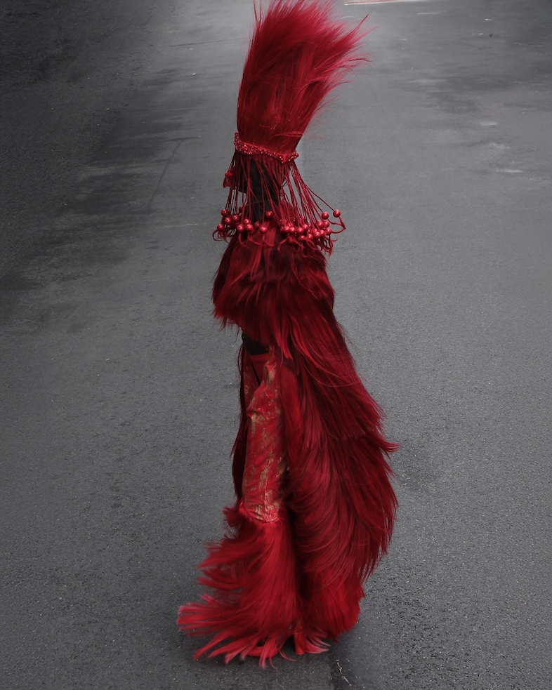 Charlie Le Mindu Rouge Collection Aweng Chuol 13