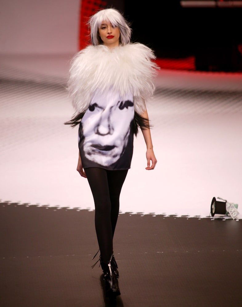 Andy Warhol runway references