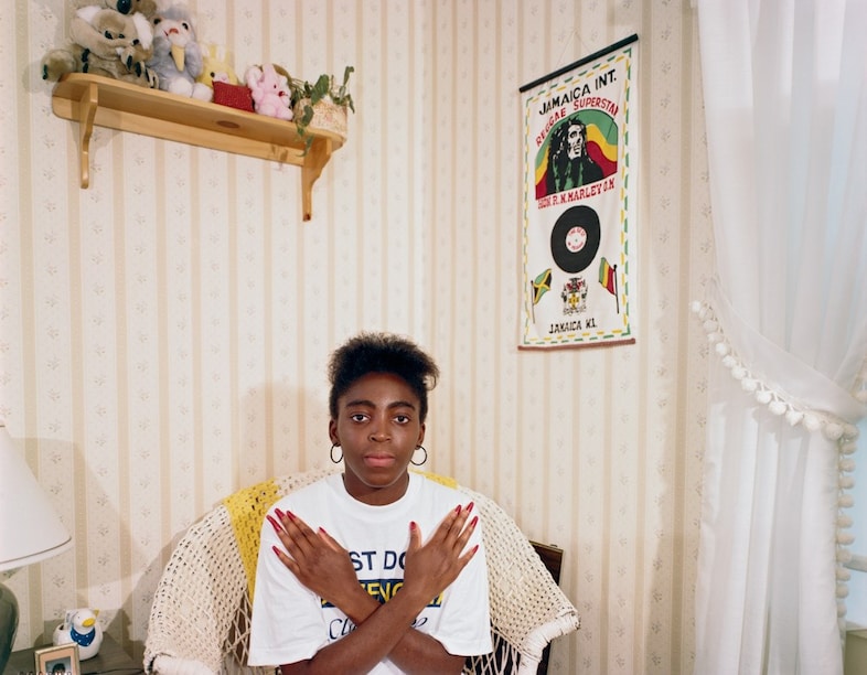 Teenagers in their bedrooms