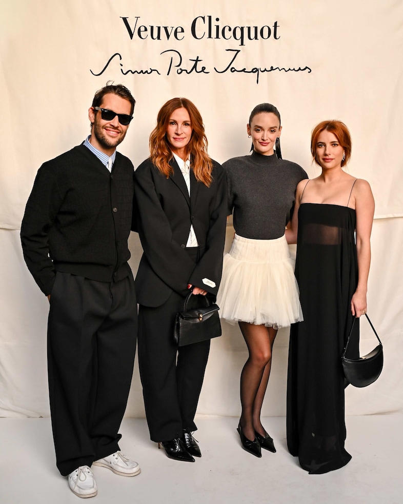 Simon Porte Jacquemus, Julia Roberts, Charlotte Le Bon, and 