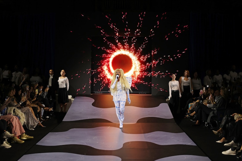 Sandflower performing at Sprayground SS26 