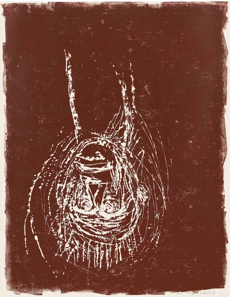 Georg Baselitz, Kopf (1982)