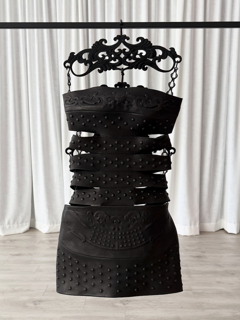 Moulded Leather Dress Stand