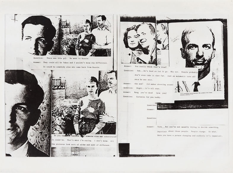 Lutz Bacher, The Lee Harvey Oswald Interview (1976-78)