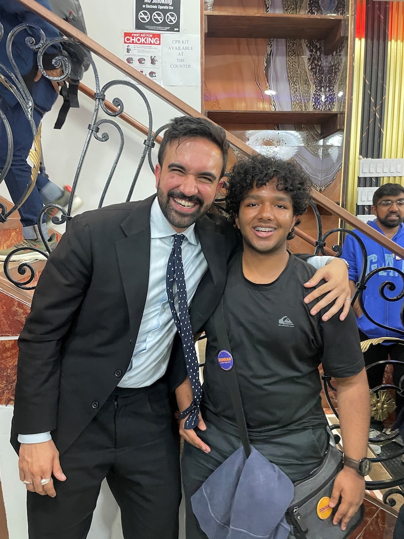 Abid Mahdi and Zohran Mamdani