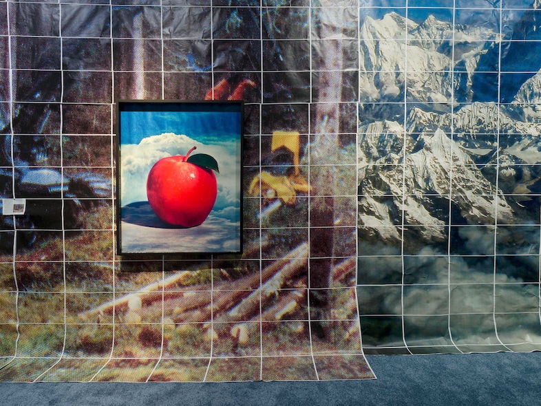 Sara Cwynar, Baby Blue Benzo (2024)