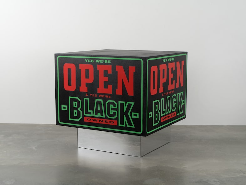 Lauren Halsey, Yes We’re Open &amp; Yes We’re Black-Owned (2023)