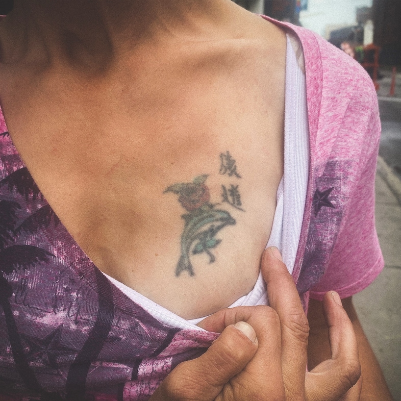 These photos document the evolution of ageing tattoos