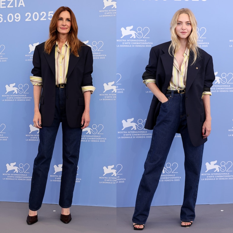 Julia Roberts Amanda Seyfried Versace