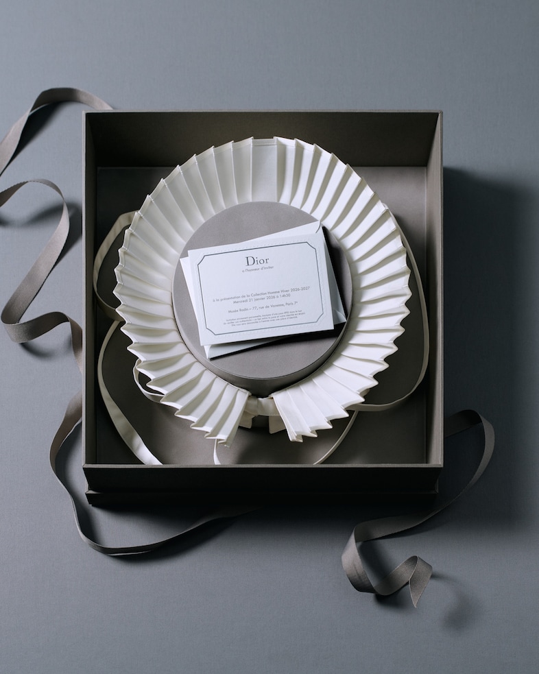 Dior AW26 men’s invitation