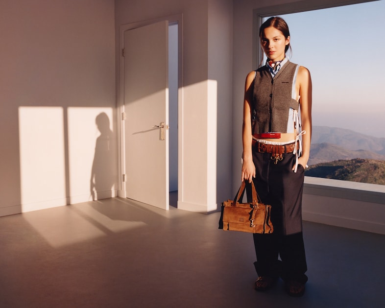 Miu Miu SS26 campaign starring Olivia Rodrigo
