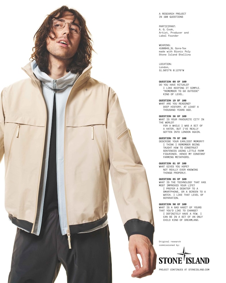 Stone Island x A.G Cook 