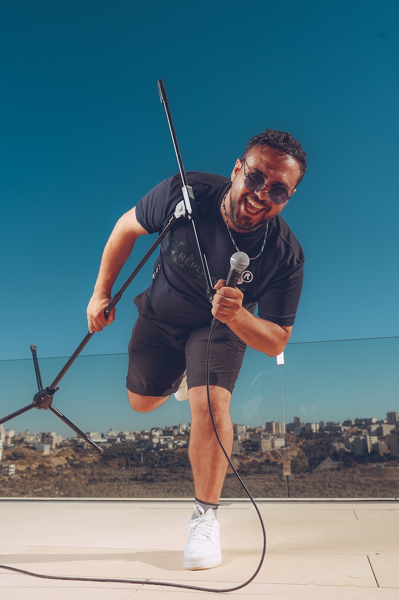 This doc follows 6 Palestinian comics risking their lives on tour