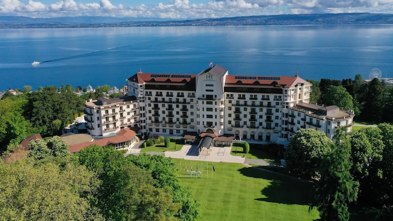 evian’s birthday party was straight out of a Wes Anderson movie