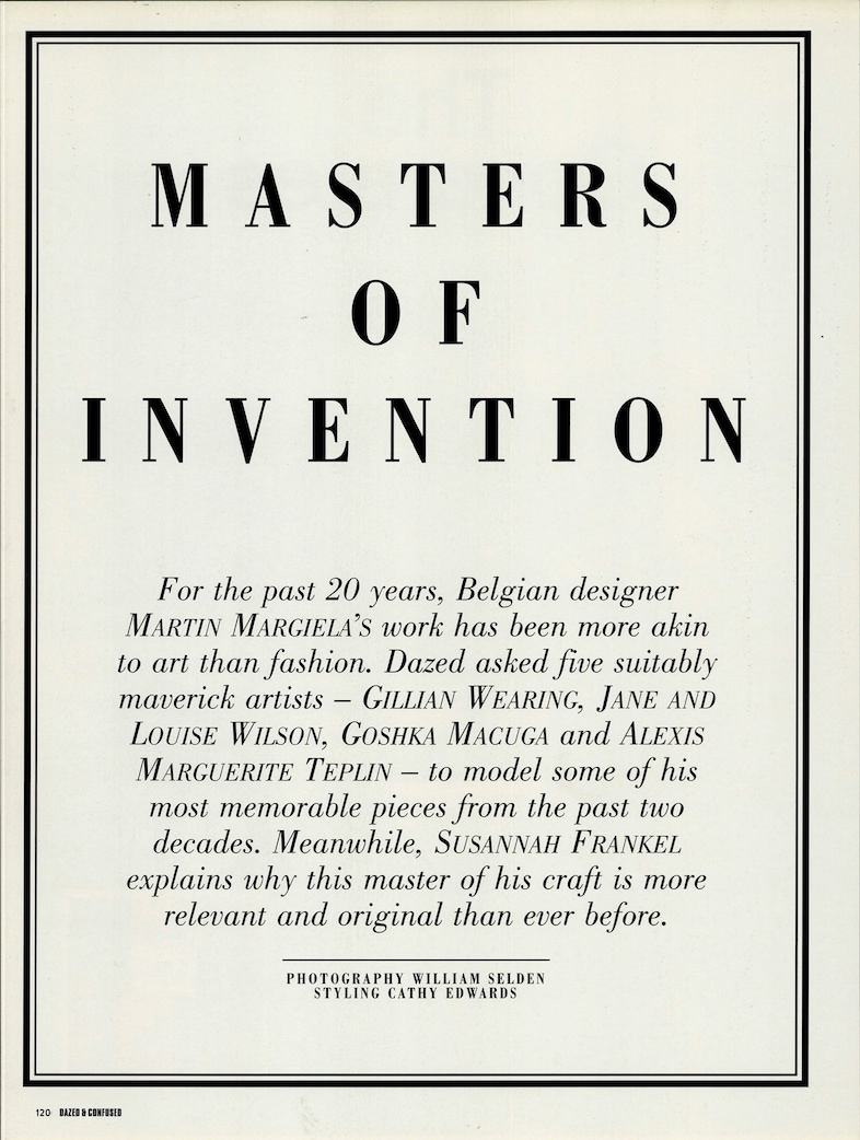 Martin Margiela Dazed March 2006 0