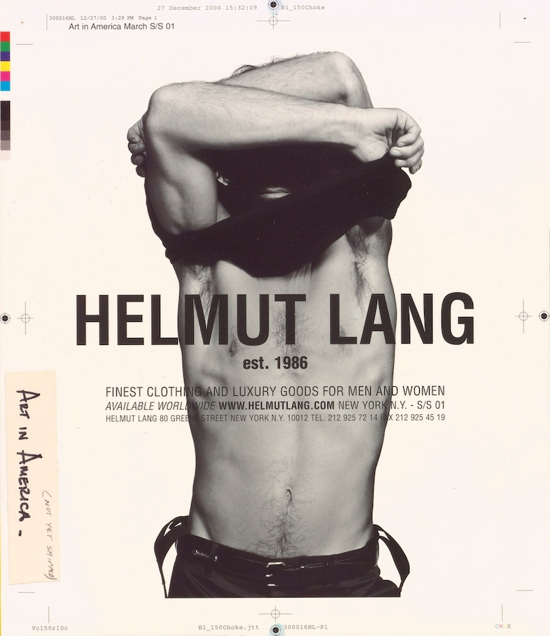 Helmut Lang advertisement